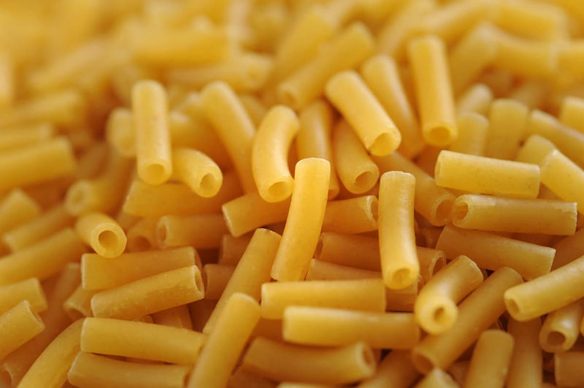  Macaroni in India; Durum Spring Wheat Tubular Shaped Pasta Avoid Constipation 