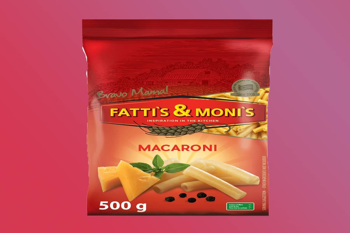  Fattis And Monis Macaroni 500g (Pasta) Grain Based Energy Supplier Carbohydrates Source 